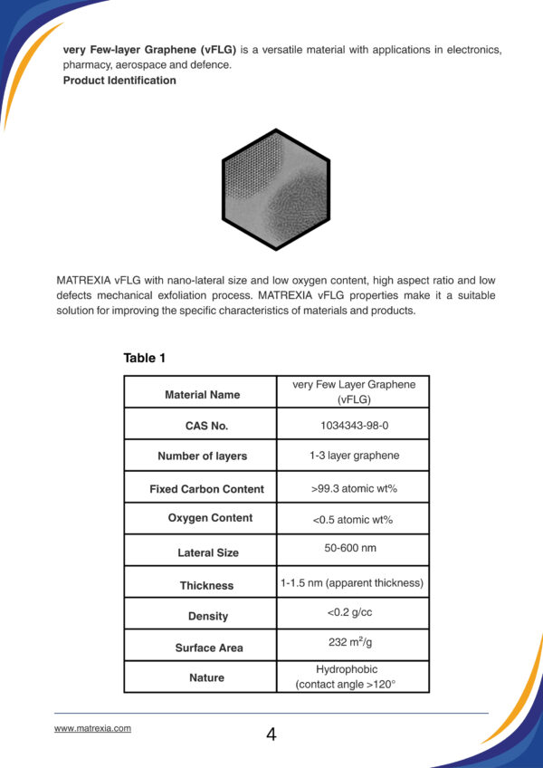 vFLG : very FEW LAYERS GRAPHENE POWDER